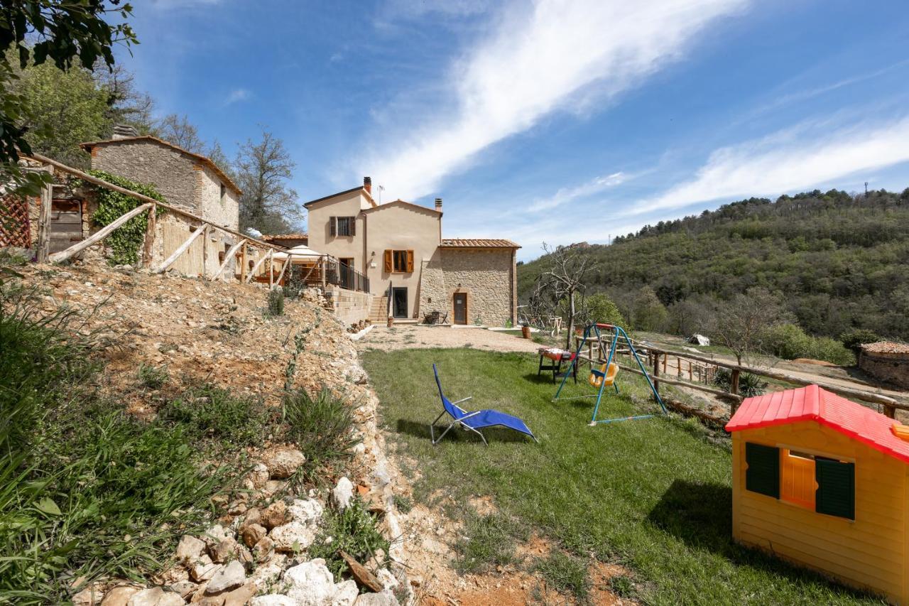Podere Del Ciacchi Among Tuscany Greenery - Happy Rentals Montieri Exterior foto