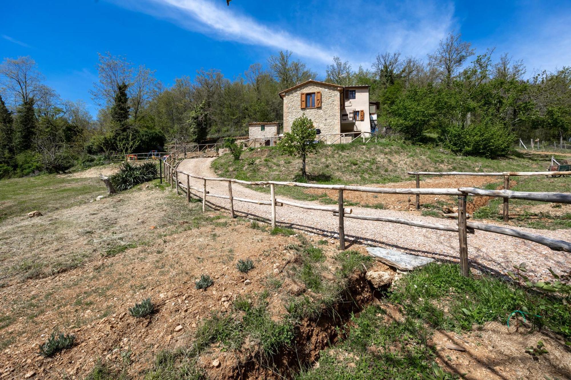 Podere Del Ciacchi Among Tuscany Greenery - Happy Rentals Montieri Exterior foto